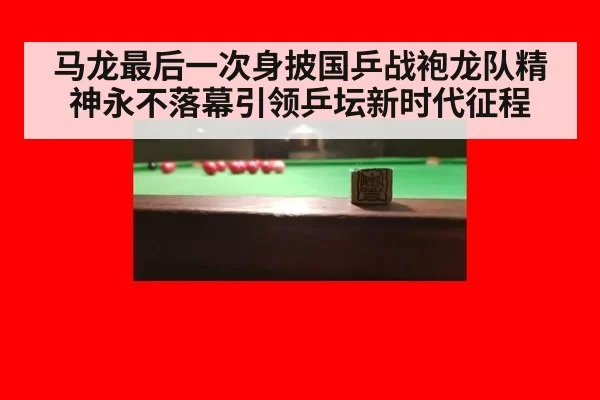 马龙最后一次身披国乒战袍龙队精神永不落幕引领乒坛新时代征程